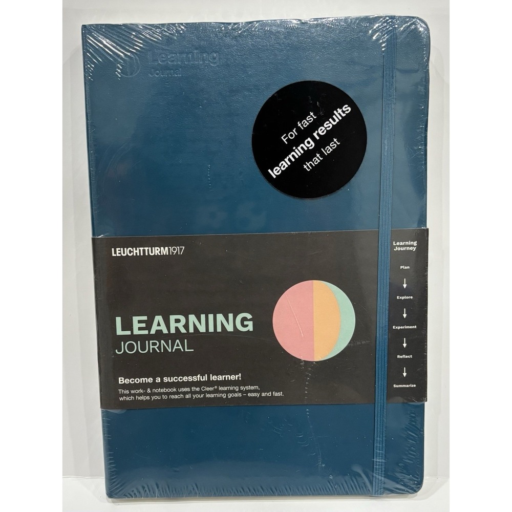 Leuchtturm1917 Learning Journal A5 Hardcover Notebook Teal New Sealed